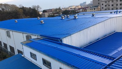 彩鋼瓦工業廠房屋面去銹翻新施工工藝流程介紹